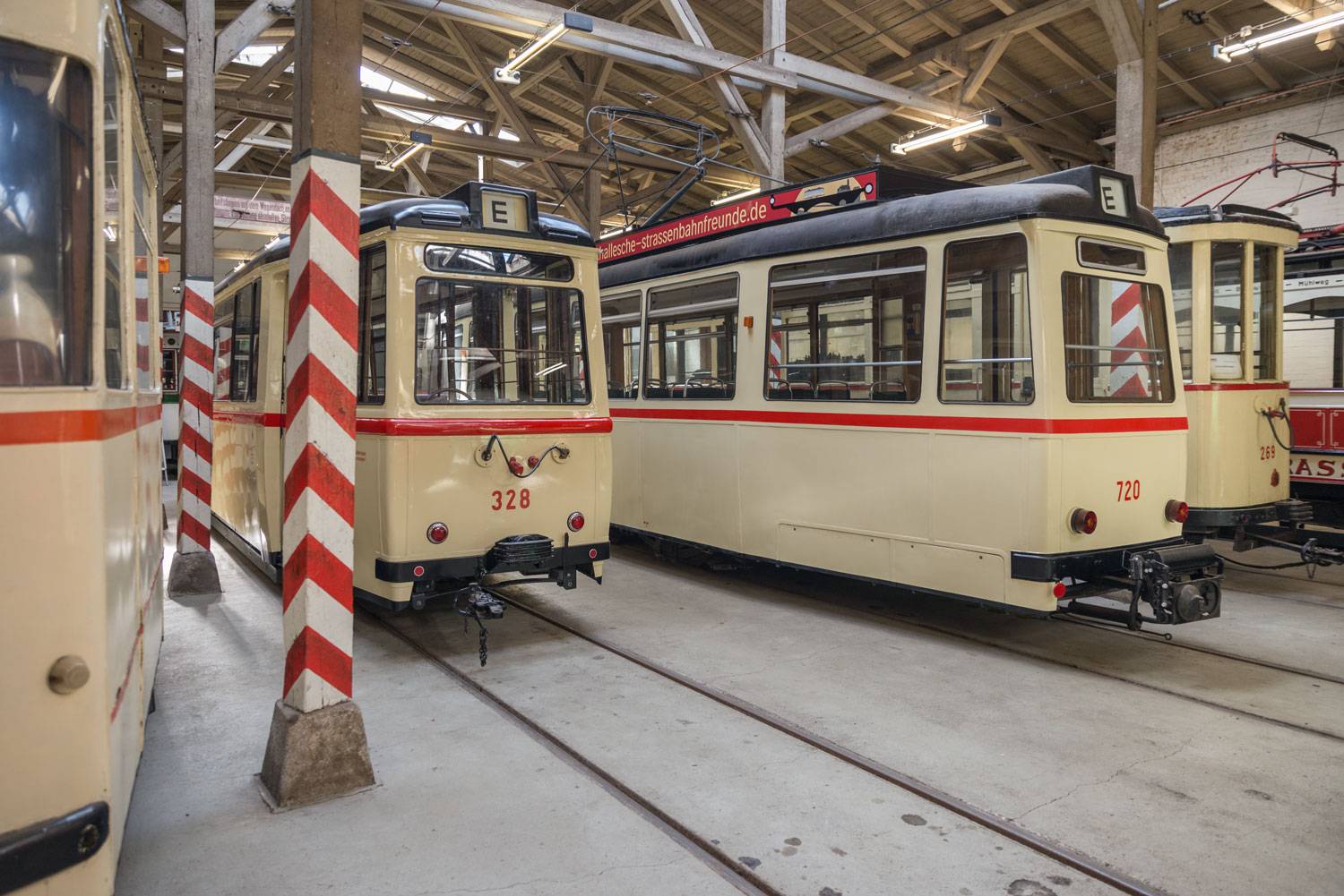 Straßenbahnfreunde Halle, Depot, Foto: Stefan Klink