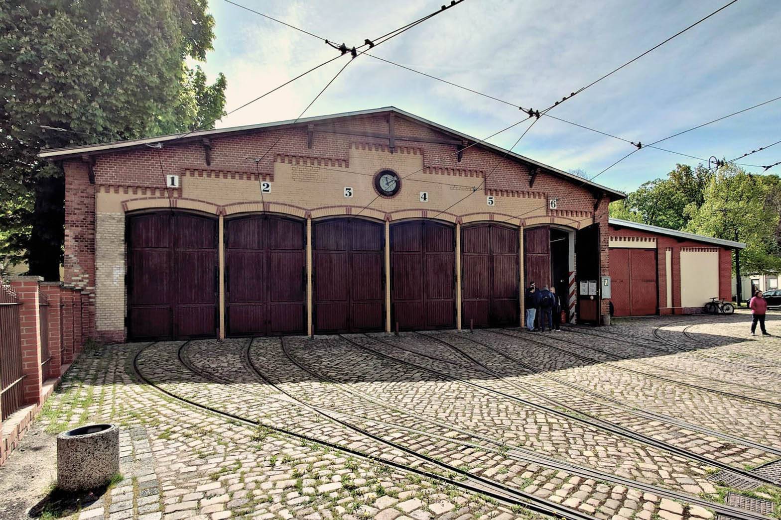 Straßenbahnfreunde Halle, Depot, Foto: Thomas Fischer